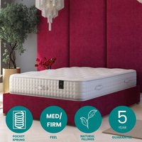 Laurence Llewelyn-Bowen Hotel Quality Wool 3000 Pocket Natural Mattress.
