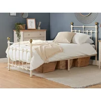 Birlea Atlas 3ft Single Cream Metal Bed Frame