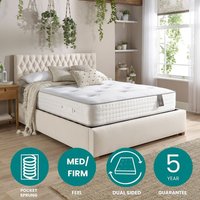 Aspire Luxury Dual Sided 5000 Pocket Climate Cool Wool Mattress