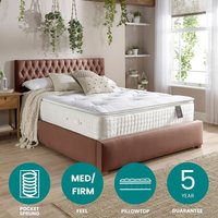 Aspire Luxury 3000 Pocket Climate Cool Premium Wool Pillowtop Mattress
