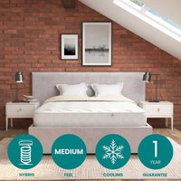 Aspire Essentials Cool-Touch Dual Memory Foam Pro Hybrid Mattress