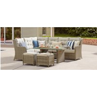 Hampshire 2B - Extended Corner Sofa with Coffee Table & Footstools - Grey
