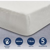 Comfortzone Memory Foam Medium Rolled Mattress