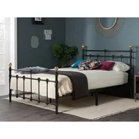 Birlea Atlas 4ft Small Double Black Metal Bed Frame