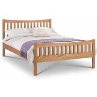 Julian Bowen Bergamo Oak Bed King Size Oak Wooden Bed