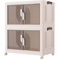 X&D Dopamine Storage Cabinet Installation Free Foldable Multifunctional Color Blocking Cabinet For