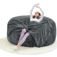 150cmOversiz bean bag sofas living room decor compressed puff sofa bed modern lounge lazy chair
