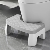 1 PCS Toilet Squat Stool Removable Non-slip Toilet Seat Stool Portable Squat Stool Home