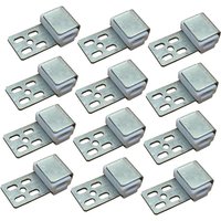 12Pcs Sofa Couch Spring Repair Clips Hardware No Sag Easy to Install Connectors Accessories for