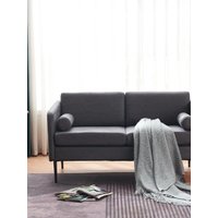 134*71*74cm Hot Stamping Cloth With Pillow Two-seater Surrounding Chair Indoor Two-seater Sofa Dark